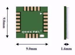 Miniature GPS module Quectel L30 will provide data immediately after switching on
