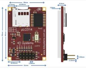 New 1.44“ intelligent displays from 4D Systems already in stock