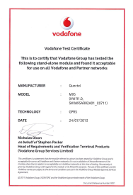 Even the Vodafone confirmed quality and reliability of Quectel M95 GSM module 