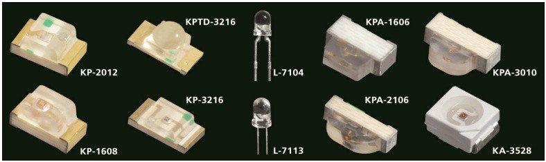 Sparen Sie 90% der LED-Leistungsaufnahme mit neuen Modellen von Kingbright