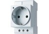 DIN rail mains socket - energy directly at a source