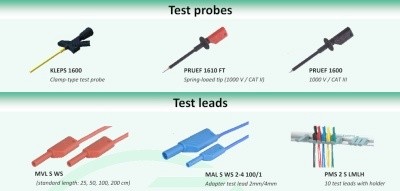 Even a miniature testing clamp can handle 1000V 