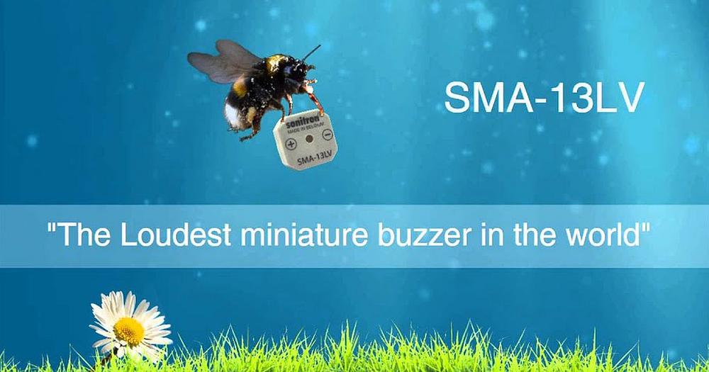 Sonitron SMA-13LV piezo zümmer – kihozza a maximumot a minimumból