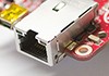 Embedded RJ45 connectors with integrated transformers
