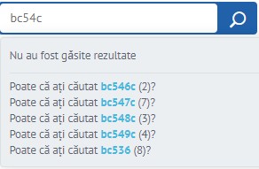 Vă vom anunța dacă faceți o greșeală de scriere în căutare