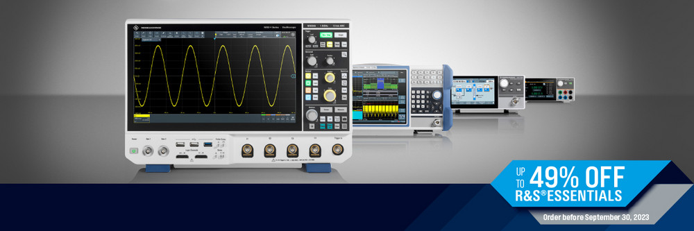 Ofertă bogată de dispozitive R&S complet echipate la prețul versiunii de bază