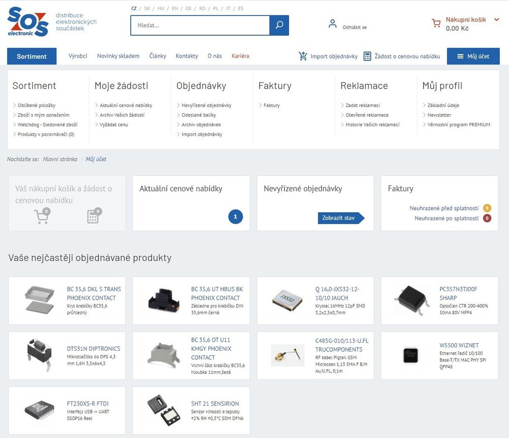 Všechny vaše důležité informace zobrazeny na jednom místě