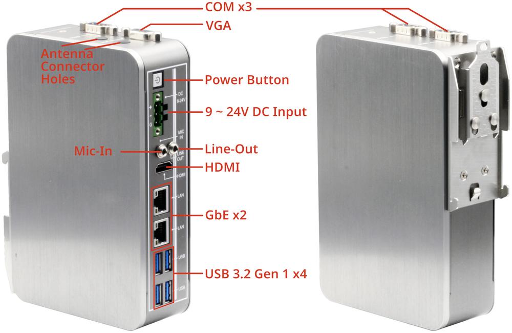 Compact Embedded PC for DIN Rail