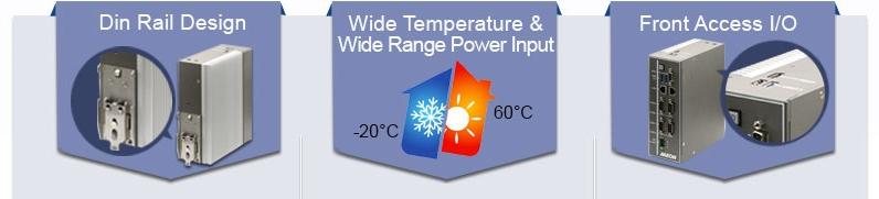 Compact Embedded PC for DIN Rail