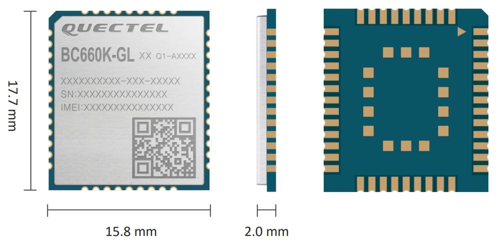 Viacpásmový LTE Cat NB2 modul BC660K-GL