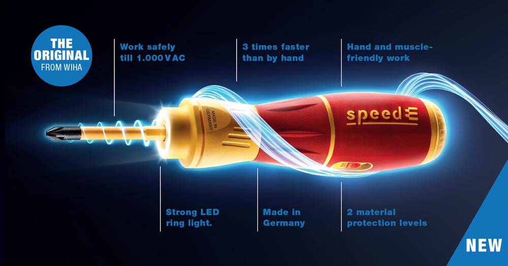 Wiha speedE II – un succesor îmbunătățit al șurubelniței electrice unice