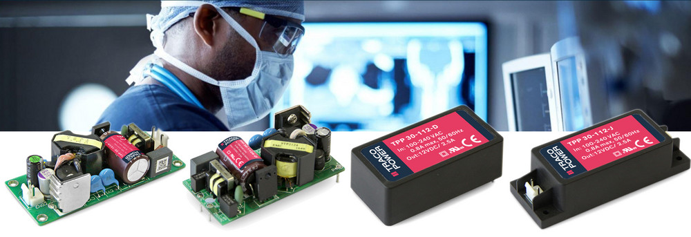 Optimal power supply for medical applications from Traco Power