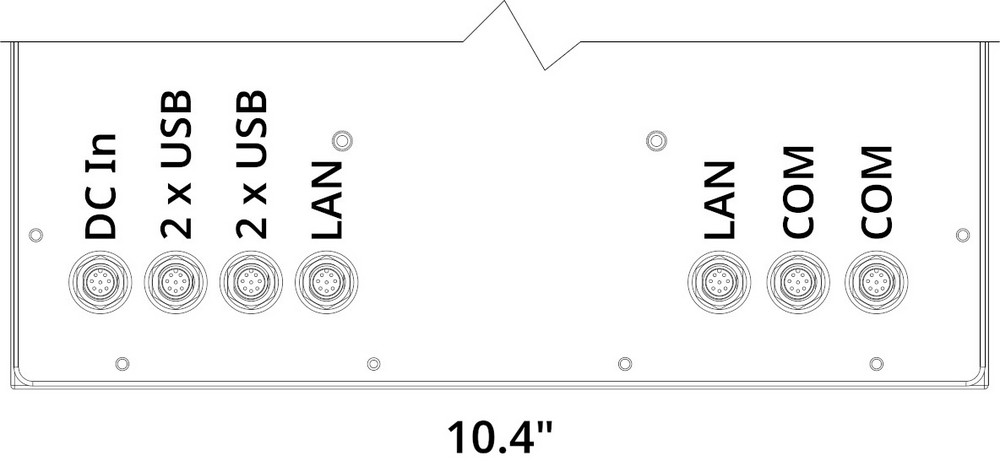 Rozsdamentes acél panel PC IP69K védettséggel