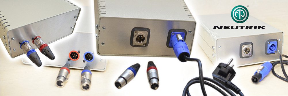 Conectori Neutrik 1:  Două soluții pentru transmisia de putere și semnal cu conectorii Neutrik XLR