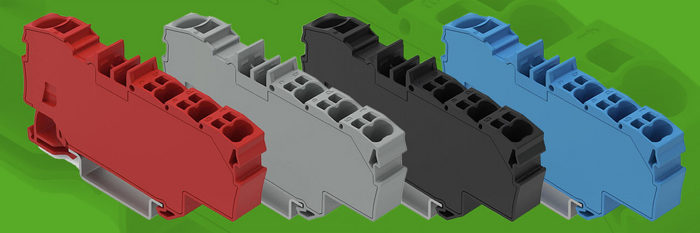 Wago 2006-803x. Compact distribution terminals with six outputs