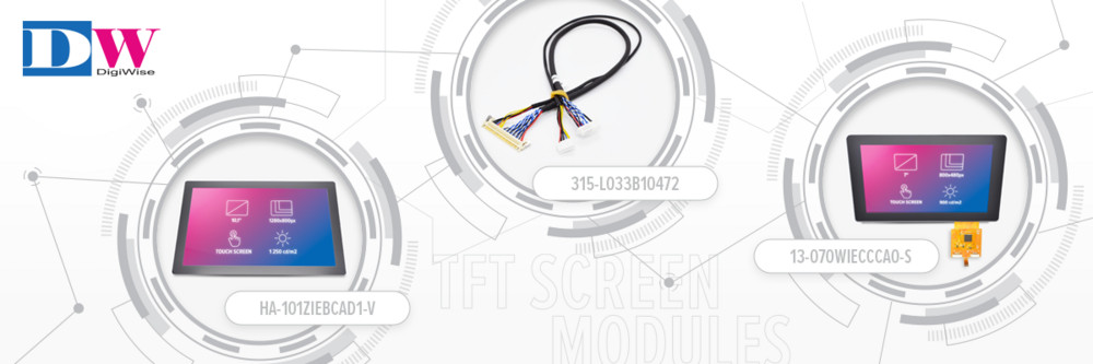 Try Plug'n'Play TFT Modules DigiWise with HDMI or LVDS Interface