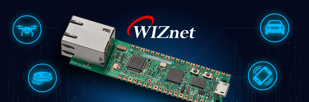 Nenechte si ujít IoT modul Wiznet  s RP2040 a ethernetem