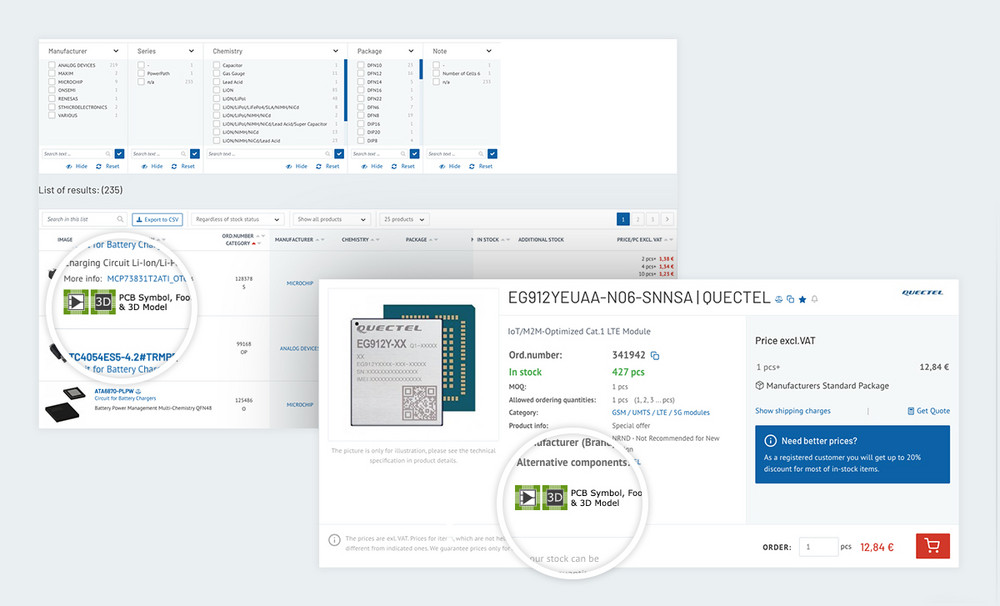 Da oggi i modelli ECAD sono disponibili sul nostro sito web