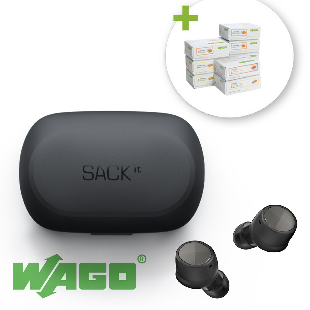 Get Wireless Earbuds with Wago Splicing Connectors