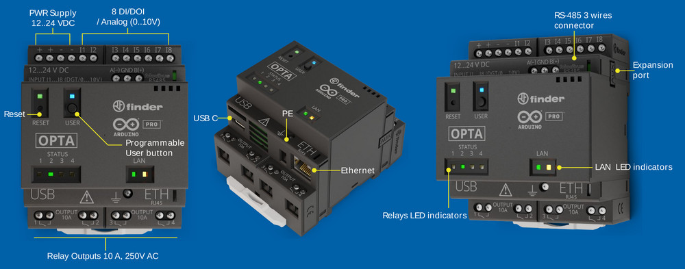 Arduino OPTA – Micro PLC with IoT features