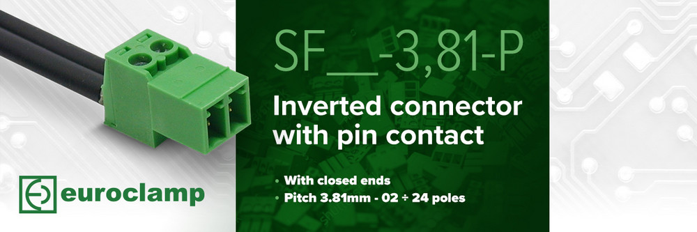 Make Wire-to-Wire Connection Easy with Euroclamp Plug-In Connector