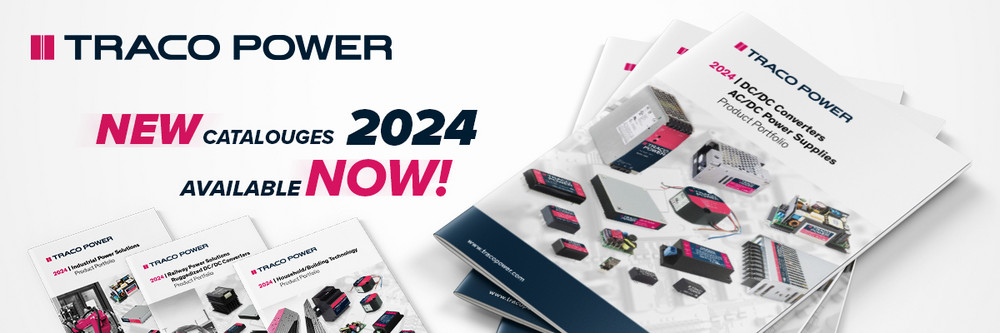 Nouveaux catalogues de produits Traco Power 2024