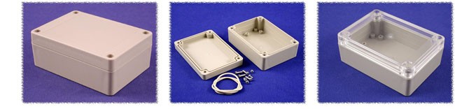 New Hammond plastic enclosures