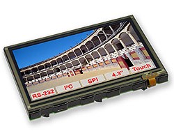 4.3" TFT with Serial Interface
