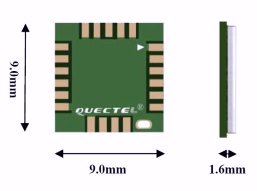 A Quectel L30 miniatűr GPS modul bekapcsolást követően szinte azonnal biztosítja az adatokat